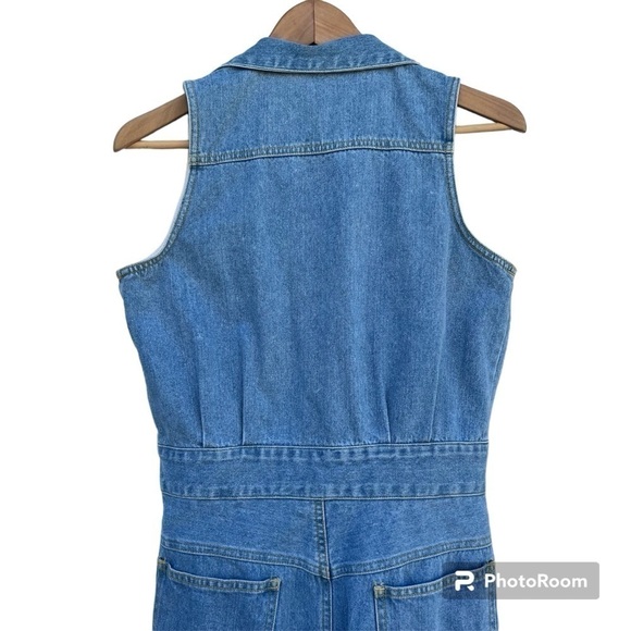 Avon Vintage Denim Light Wash Classic Summer Dress - Picture 8 of 9